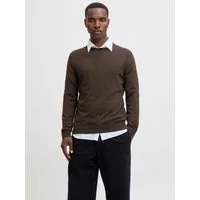 Jack & Jones Rundhalspullover JJEEMIL KNIT CREW NECK NOOS Baumwollmischung, regular fit
