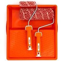 Alpina Farbroller Alpina Roller Set- inkl. Farbwanne (1-St., Alpina Zubehör), Wiederverwendbares Malerset mit Rillen, ideal für Alpina Produkte