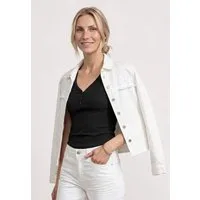 STREET ONE Ripptanktop Sommertop mit V-Neck