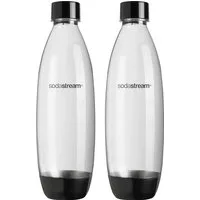SodaStream Wassersprudler Flasche DuoPack Fuse, (Set, 2-tlg), Kunststoff,Ersatzflaschen für SodaStream Wassersprudler + PET-Flaschen