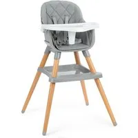 OUNUO Kinderstuhl 6-in-1 Kinderstuhl mit 5-Punkt-Gurt, Tablett and Ablage