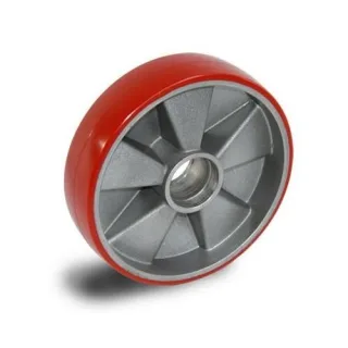 Lenkrad 200x50 mm Alu/ PU f?r HanseLifter Hubwagen und Scherenhubwagen