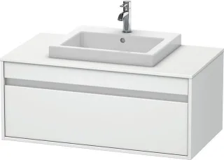 Duravit Ketho Konsolenwaschtischunterbau wandhängend Weiß Matt 1000x550x426 mm - KT679501818 KT679501818