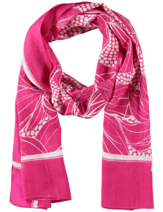 GERRY WEBER Collection - Softer Schal mit Allover-Dessin violet/pink - Gr. - 99