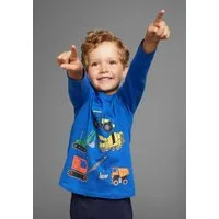 KIDSWORLD Langarmshirt Bagger, Baufahrzeuge für kleine Jungs