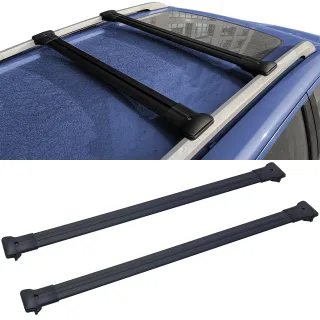 Dachträger Querstreben Alu Schwarz für VW T6 T6.1 2015-2024