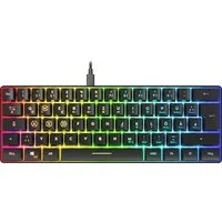 Speedlink LETOS RGB Gaming Keyboard, 60% Tastenfeld, schwarz - DE layout - Gaming-Tastatur (mit Hintergrundbeleuchtung)