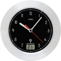 AMS Funkwanduhr F5919 (Quarzuhr,Wohnzimmer,Esszimmer,Küche,Arbeitszimmer,Büro,Flur)