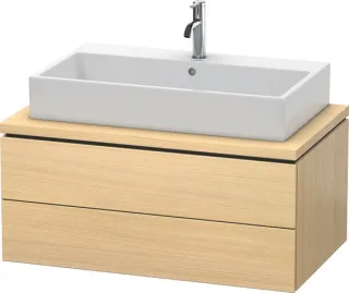 Duravit L-Cube Konsolenwaschtischunterbau wandhängend Mediterrane Eiche Matt 920x547x400 mm - LC5818 LC581807171