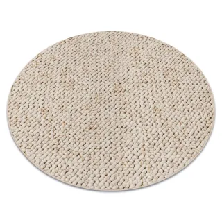 rugsX Teppich, Beige, Textil, Rund, 170x170 cm, Teppiche & Böden, Teppiche