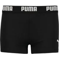 PUMA Badehose PUMA SWIM BOYS LOGO TRUNKS mit elastischem Bund, für Boys, Logoschriftzug