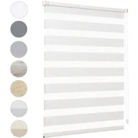 Doppelrollo Duo Rollo Klemmfix ohne Bohren für Fenster Rollos Jalousie Faltrollo, Sekey, freihängend, Klemmträger, Montage mit oder ohne Bohren möglich