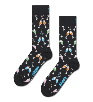 happy socks - Cheers Sock Schwarz - Gr. - 38