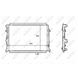 NRF Motork?hler Audi A3 Seat Leon Skoda Octavia VW Golf 7 1,0-1,4