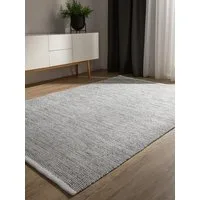 benuta Teppich Ron, rechteckig, Höhe: 5 mm, 100% Baumwollteppich, Minimalistisch, Pflegeleicht, Wohnzimmerteppich