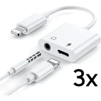 TradeNation Apple IPhone Lightning Audio Adapter Splitter Klinke Aux Kopfhörer Smartphone-Adapter Lightning zu 3,5-mm-Klinke, Lightning, Lightning Adapter