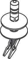 Hansgrohe Scharnier Set EluPura WC-Sitz , 94889000 94889000