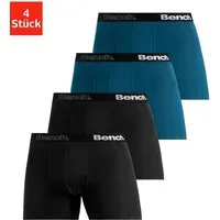 Bench. Langer Boxer Boxershorts für Herren (Packung, 4-St) Unterhosen mit Logoschriftzug im Bund