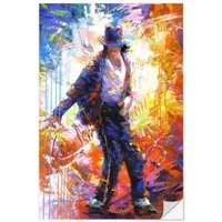 Posterlounge Wandbild Michael Jackson, modernes Porträt, Leon Devenice, erhältlich als Poster, Leinwandbild, Wandsticker oder Acrylglasbild
