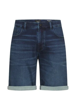 camel active - fleXXXactive® Jeans Shorts aus Baumwollmix dark indigo
