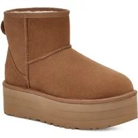UGG Classic Mini Platform Plateaustiefelette, Winterboots, Plateau Stiefel, Schlupfstiefel zum Schlupfen