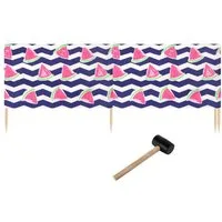 Ladeheid Windschutz Strand Sichtschutz 4m Garten Meer LAEX001