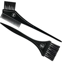 K-Pro Strähnenkamm Haarfärbepinsel für präzises Auftragen & Färben, (Set, 2 tlg., 2er), Haare blondieren, Haare tönen, Haare färben zuhause