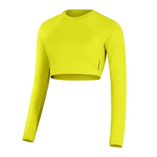 Speedo - Kurzes Top für Damen, Schmal, Raglanärmel (Grün)