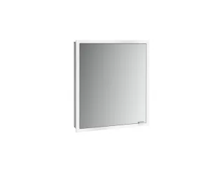 emco LED-Lichtspiegelschrank prime Slimunterputz, 600 mm, 1-türig, IP 20 Rückwand, 949708201 949708201