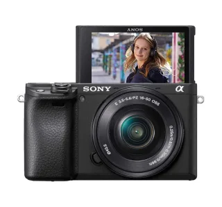 Sony Alpha 6400 [24MP 4K 3"] schwarz inkl. E 16-50mm 1:35-56 PZ OSS Objektiv