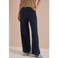 CECIL Loose-fit-Jeans Style Neele Wide Rinsed mit Stretch