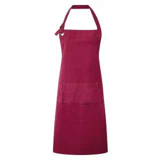Premier Calibre Taschenschürze aus schwerem Canvas (Burgund)