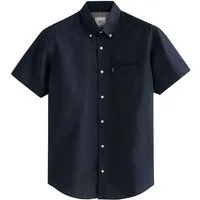 Next Kurzarmhemd Pflegeleichtes Regular Fit Kurzarm-Oxfordhemd (1-tlg)