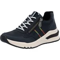 Rieker Wedgesneaker, Freizeitschuh, Halbschuh, Schnürschuh in bequemer Form