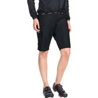 VAUDE Regenhose WOMEN'S DROP SHORTS sportlicher Stil, für Radsportaktivitäten, wasserdicht, winddicht