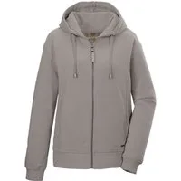 G.I.G.A. DX by killtec Sweatjacke GS 26 WMN SWT JCKT GOTS GOTS Bio-Baumwolle, Carbon-Finish, Kapuze, elastische Bündchen
