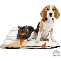 riijk Tierdecke Heizdecke, Wärmedecke für Hunde und Katzen, Vlies, Selbstheizende Hundedecke & Katzendecke