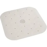 WENKO Duschmatte WENKO Duscheinlage Natur-Kautschuk, Höhe 2 mm, für Badezimmer geeignet, angenehme Trittkomfort, quadratisch, Badematte