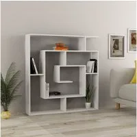 Decortie Bücherregal Labirent, Raumteiler Bücherregal Standregal, 125 x 22 x 129 cm