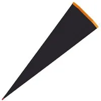 Roth Schultüte Rohling, 85 cm, eckig, ohne Verschluss, Zuckertüte zum Basteln