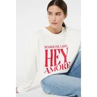 SENSES.THE LABEL Sweater mit überschnittenen Schultern