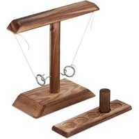 relaxdays Spiel Trinkspiel Haken und Ring, Trinkspiel Haken und Ring