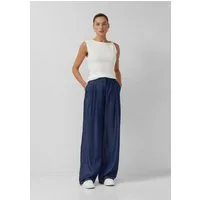 s.Oliver Chinos Hose Fließende Wide-Leg-Hose aus Lyocell