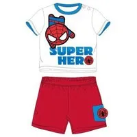 Spiderman Shirt & Hose Spider-Man Kurz-Bekleidungsset "Super Hero", Shirt & Hose (Set, 2-tlg., Kurzärmeliges T-Shirt mit kurzer Hose)