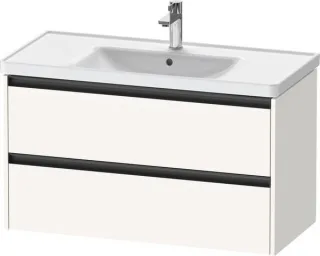 Duravit Ketho.2 Waschtischunterbau wandhängend Weiß Supermatt 984x455x549 mm - K25284084840000 K25284084840000