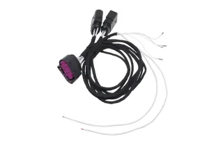 Original Kufatec Adapter Kabel Set zur Umrüstung Bi Xenon Kurvenlicht auf LED Scheinwerfer für Audi A8 4H ab Modelljahr 2013-