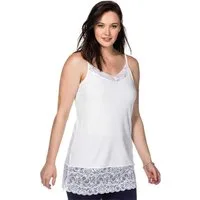 Sheego Shirttop Longtop Ärmellos