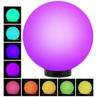 GreenBlue LED Solarleuchte GB165/GB167, Tuin Solar LED Lamp Balls 25 cm RGB
