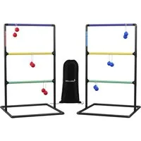 Wellgro Leitergolf schwarz - 2 Stück - Aufbewahrungstasche Spielbausteine