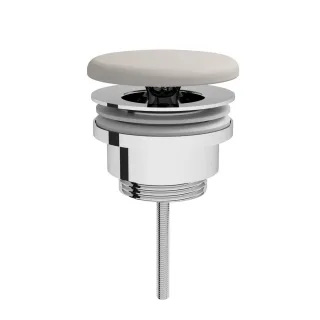 VitrA Zubehör Schaftventil mit Ventildeckel aus Re-Ceramic Taupe Natural,6380L066-0159 6380L066-0159